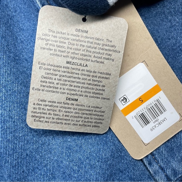 Levi's Men's Denim Zip Varsity Bomber Jacket Vintage Retro
Streetwear Casual NWT - Picture 9 of 12